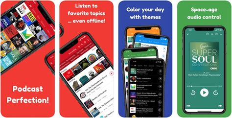 Best free podcast app for Apple iOS and Android .